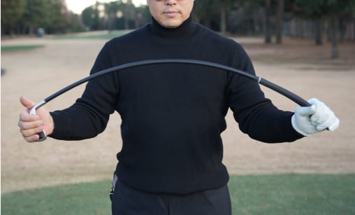 シナリを最大限引き出すシャフトの柔軟性